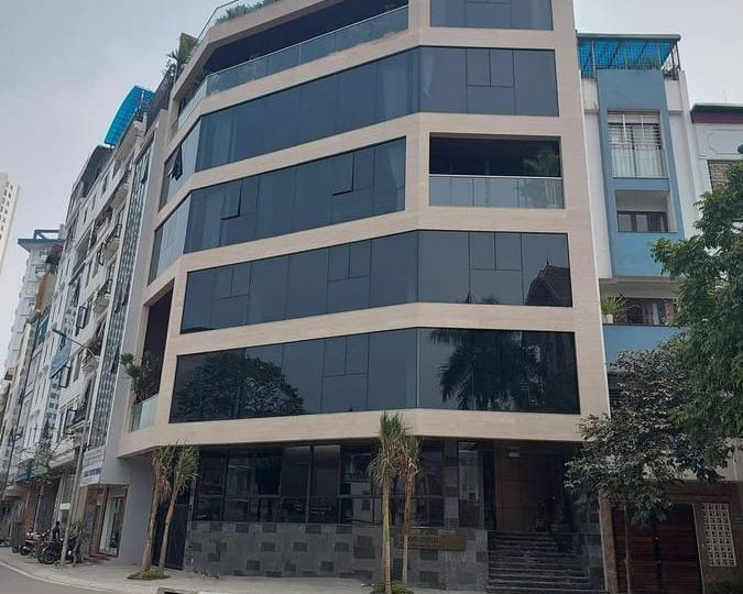 Bán tòa nhà 9 tầng KĐT Đại Kim, DT 166m2, 9 tầng, MT 18m, nhỉnh 87 tỷ, 2 thang máy, gara siêu rộng