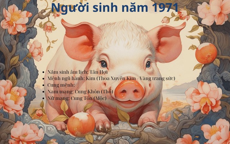 Người sinh năm 1971 mệnh gì, tình duyên và sự nghiệp
