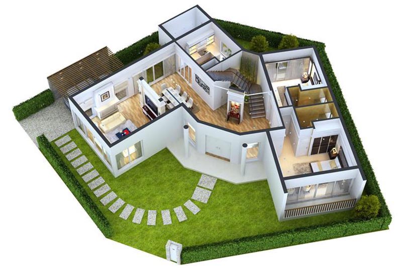 Đất thóp hậu, mặt trước rộng mặt sau hẹp