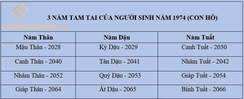 Người sinh năm 1974 Giáp Dần