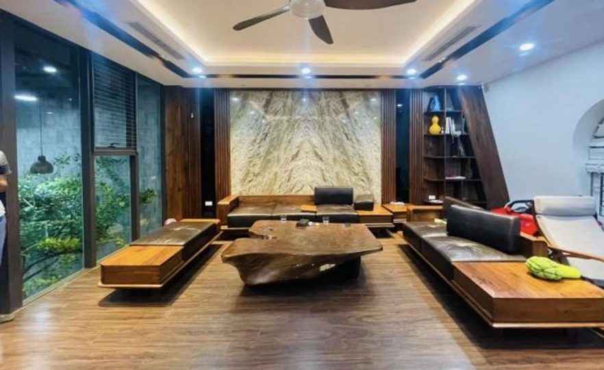 Bán biệt thự Mỹ Đình 196m² 5 tầng giá 58 tỷ ô góc view công viên