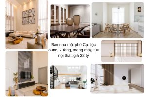 Bán nhà mặt phố Cự Lộc 80m², 7 tầng, thang máy, full nội thất, giá 32 tỷ