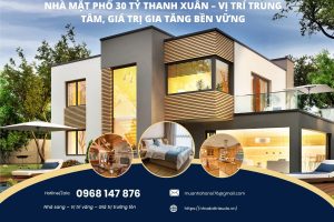 Nhà mặt phố Hà Đông 30 tỷ – Sang trọng, đầu tư sinh lời