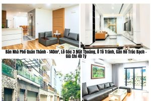 Bán Nhà Phân Lô Quân Đội Phố Quán Thánh – 140m², Lô Góc 3 Mặt Thoáng, Ô Tô Tránh, Gần Hồ Trúc Bạch – Giá Chỉ 40 Tỷ