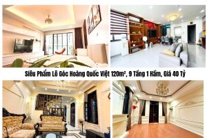 Siêu Phẩm Hoàng Quốc Việt 120m², 9 Tầng 1 Hầm, Giá 40 Tỷ