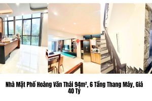 Nhà Mặt Phố Hoàng Văn Thái 94m², 6 Tầng Thang Máy, Giá 40 Tỷ