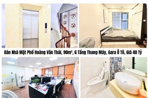 Bán Nhà Mặt Phố Hoàng Văn Thái, 90m², 6 Tầng Thang Máy, Gara Ô Tô, Giá 40 Tỷ