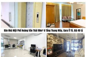 Bán Nhà Mặt Phố Hoàng Văn Thái 90m² 6 Tầng Thang Máy, Gara Ô Tô, Giá 40 tỷ 