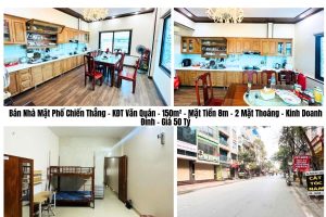 Bán Nhà Mặt Phố Chiến Thắng – KĐT Văn Quán – 150m² – Mặt Tiền 8m – 2 Mặt Thoáng – Kinh Doanh Đỉnh – Giá 50 Tỷ
