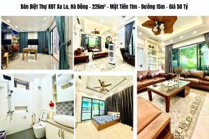 Bán Biệt Thự KĐT Xa La, Hà Đông – 226m² – Mặt Tiền 11m – Đường 15m – Giá 50 Tỷ