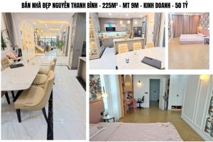 BÁN NHÀ ĐẸP NGUYỄN THANH BÌNH – 225M² – MT 9M – KINH DOANH – 50 TỶ