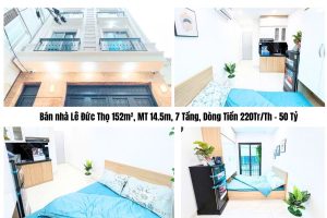 Bán nhà Lê Đức Thọ 152m², MT 14.5m, 7 Tầng, Dòng Tiền 220Tr/Th – 50 Tỷ