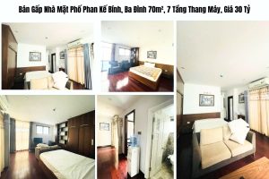 Bán Gấp Nhà Mặt Phố Phan Kế Bính, Ba Đình 70m², 7 Tầng Thang Máy, Giá 30 Tỷ