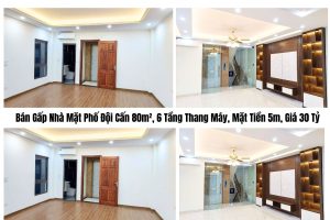 Bán Gấp Nhà Mặt Phố Đội Cấn 80m², 6 Tầng Thang Máy, Mặt Tiền 5m, Giá 30 Tỷ 