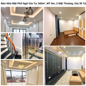 Bán Nhà Mặt Phố Ngọc Lâm 130m² x 6 Tầng, Thang Máy, Giá 30 Tỷ