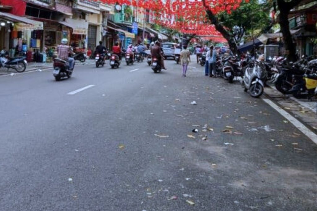 Nhà mặt phố Hàng Giấy Hoàn Kiếm 156m², 6 tầng, mặt tiền 5m – trung tâm phố cổ Hà Nội, cho thuê ổn định