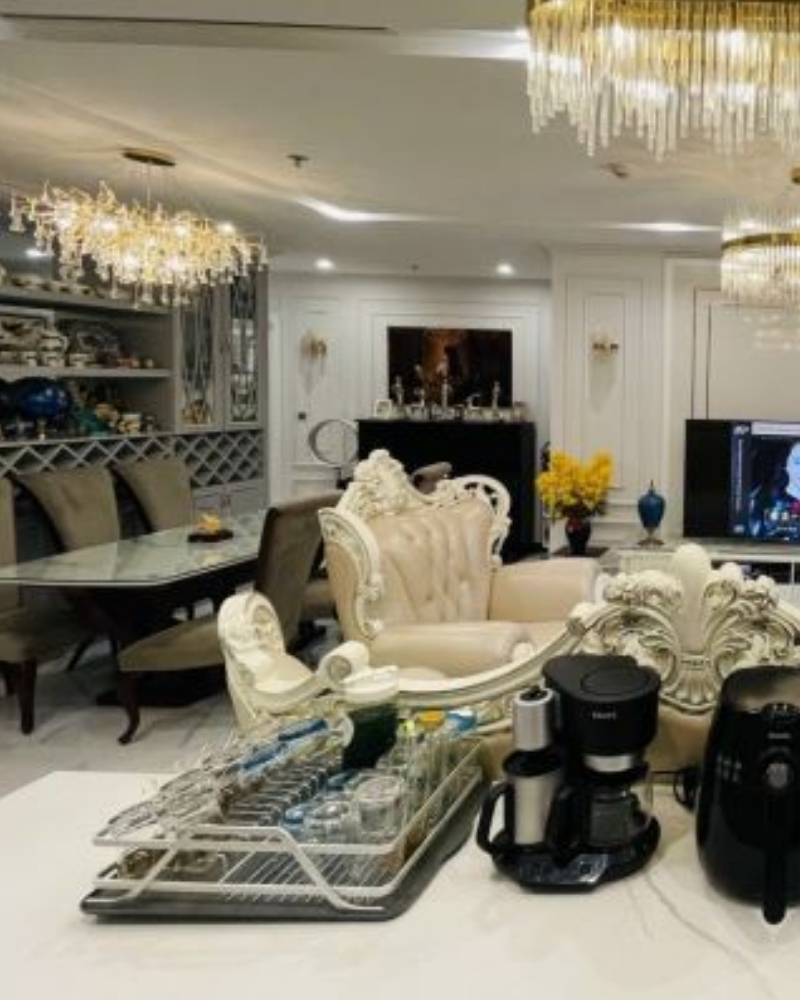 Cho Thuê Căn Hộ Hateco Laroma 120m² 3PN Dát Vàng 24K Giá 30 Triệu